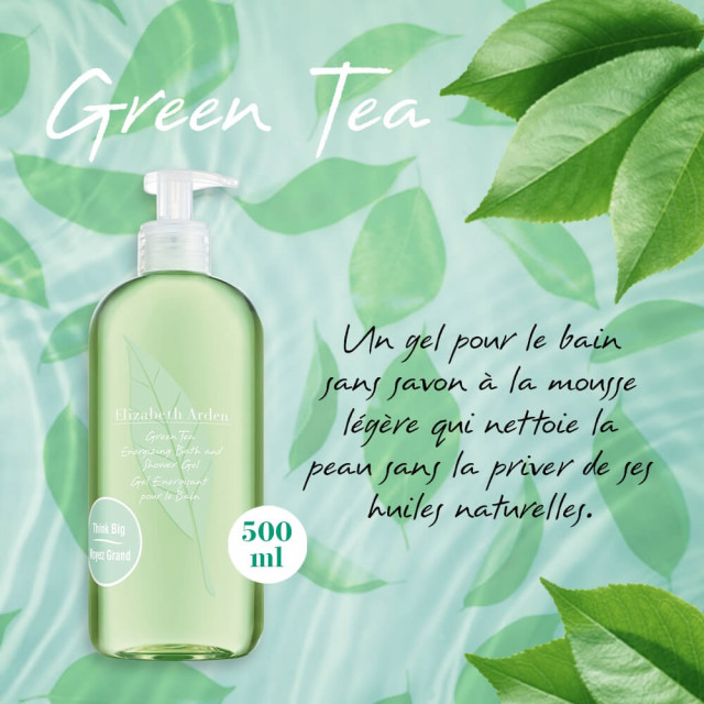 Green Tea | Gel Énergisant pour le Bain