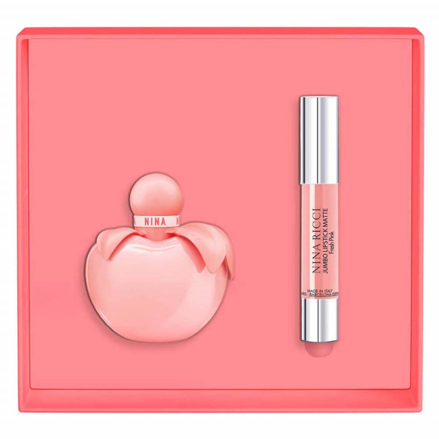 Nina Rose | Coffret Eau de Toilette et son Rouge à Lèvres Mat