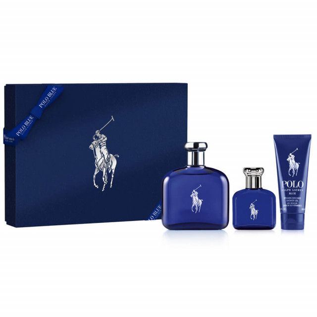 Polo Blue | Coffret Eau de Toilette Deux Vaporisateurs et son Gel Douche