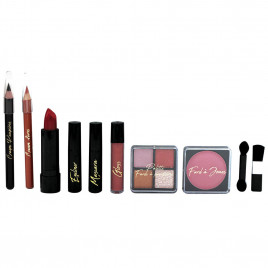 Coffret Maquillage Merry Christmas | Fards à Paupières, blush, mascara, crayon yeux et pinceau