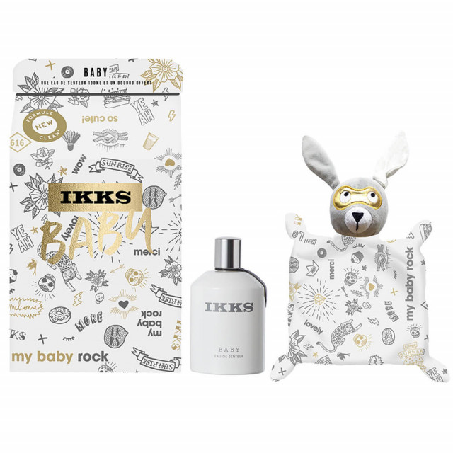 IKKS Baby Rock | Coffret Eau de Senteur et son Doudou