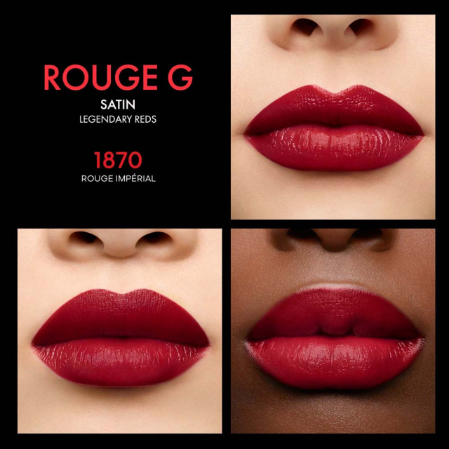 Rouge G de Guerlain | La Teinte de Rouge à Lèvres Satinée ou Matte