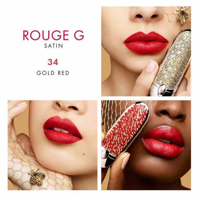 Rouge G de Guerlain | La Teinte de Rouge à Lèvres Satinée ou Matte