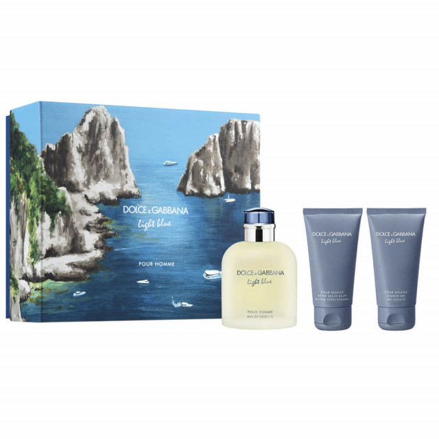 Light Blue pour Homme | Coffret Eau de Toilette avec son Gel Douche et son Baume Après Rasage