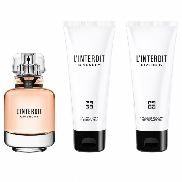 L'Interdit | Coffret Eau de Parfum avec son Lait Corps et son Huile de Douche