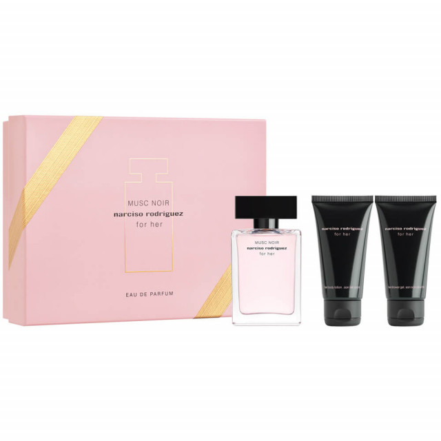 For Her Musc Noir | Coffret Eau de Parfum avec son Lait Corps et son Gel Douche