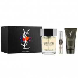 L'Homme YSL | Coffret Eau de Toilette avec son Vaporisateur de Voyage et son Baume Après-Rasage