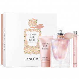 La Vie est Belle Soleil Cristal | Coffret Eau de Parfum avec un Vaporisateur La Vie est Belle et un Lait Corps