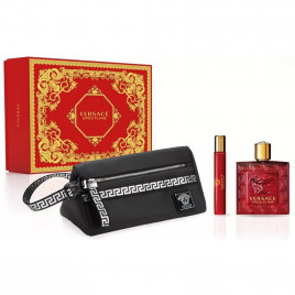 Eros Flame | Coffret Eau de Parfum avec son Vaporisateur de Voyage