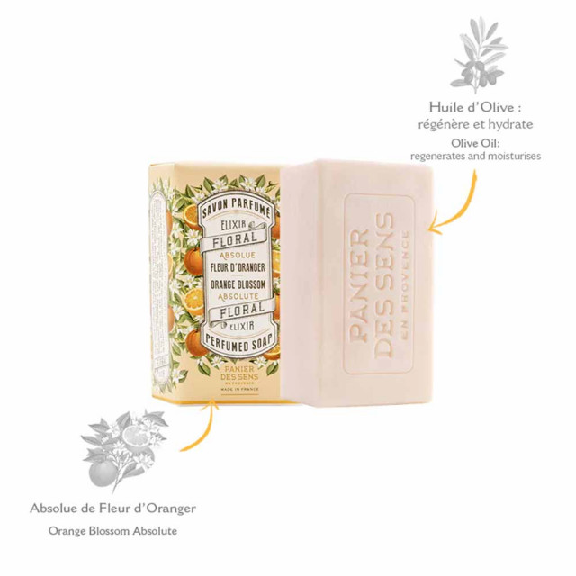 Savon parfumé Fleur d'Oranger