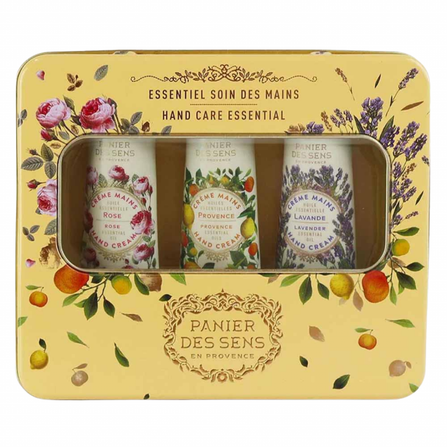 Coffret soins des mains aux huiles essentielles | Crèmes mains Lavande, Rose, Provence