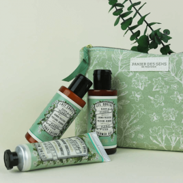 Trousse voyage Jasmin Précieux | Gel douche, lait corps et crème mains