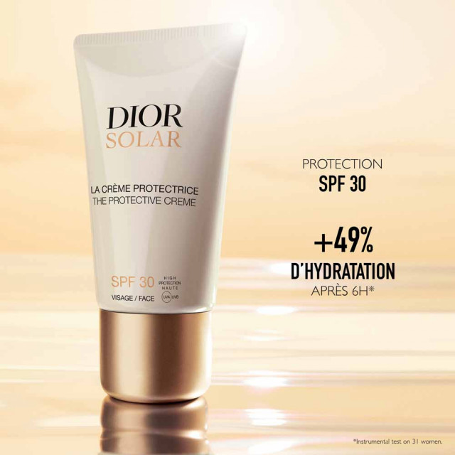 Dior Solar | La Crème Protectrice Visage SPF 30 Crème solaire visage haute protection