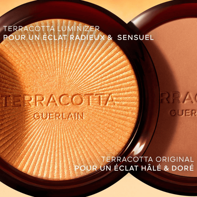 Terracotta Luminizer | La Poudre Enlumineur - 96% d'ingrédients d'origine naturelle Éclat scintillant & doré