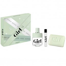 Girl | Coffret Eau de Toilette avec son Vaporisateur de Sac et son Savon Parfumé