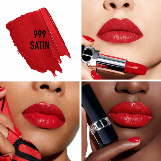 ROUGE DIOR | L'icône du maquillage Dior aux 4 finis couture, enrichi en soin floral