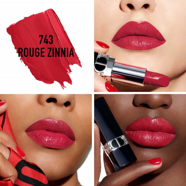 ROUGE DIOR | L'icône du maquillage Dior aux 4 finis couture, enrichi en soin floral