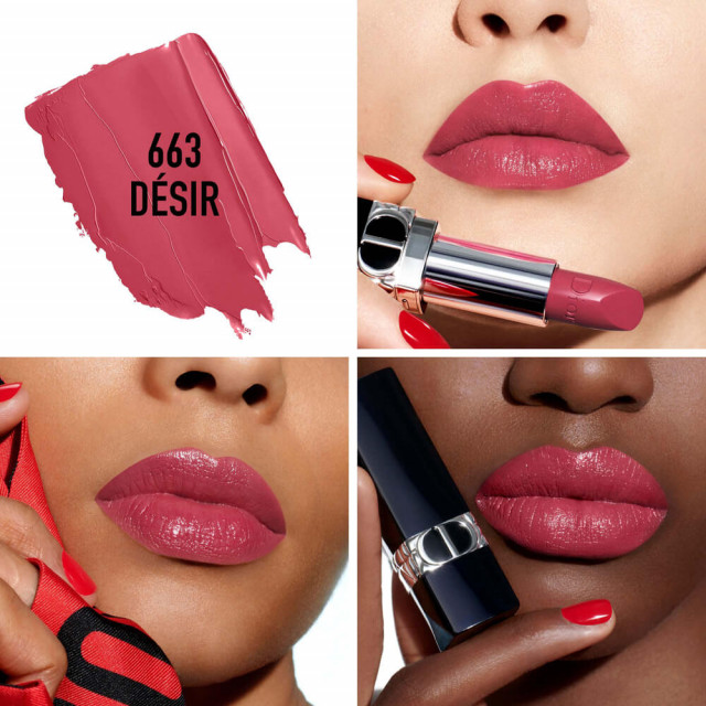 ROUGE DIOR | L'icône du maquillage Dior aux 4 finis couture, enrichi en soin floral