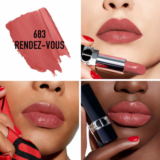 ROUGE DIOR | L'icône du maquillage Dior aux 4 finis couture, enrichi en soin floral