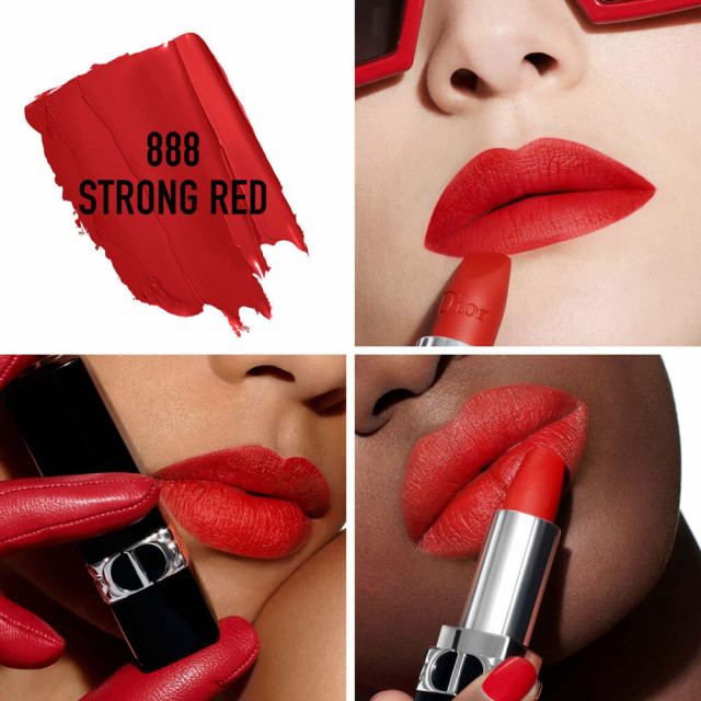 ROUGE DIOR | L'icône du maquillage Dior aux 4 finis couture, enrichi en soin floral
