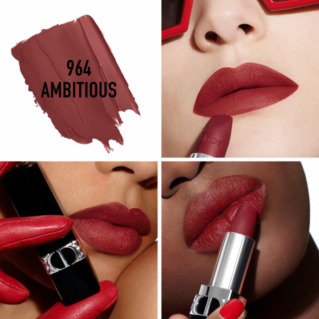ROUGE DIOR | L'icône du maquillage Dior aux 4 finis couture, enrichi en soin floral