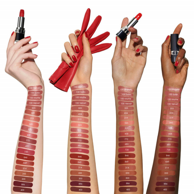 ROUGE DIOR | L'icône du maquillage Dior aux 4 finis couture, enrichi en soin floral