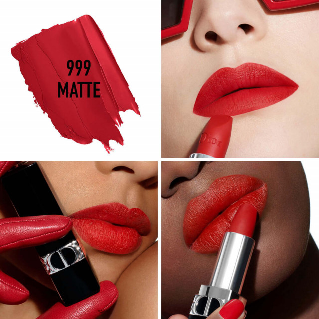 ROUGE DIOR | L'icône du maquillage Dior aux 4 finis couture, enrichi en soin floral