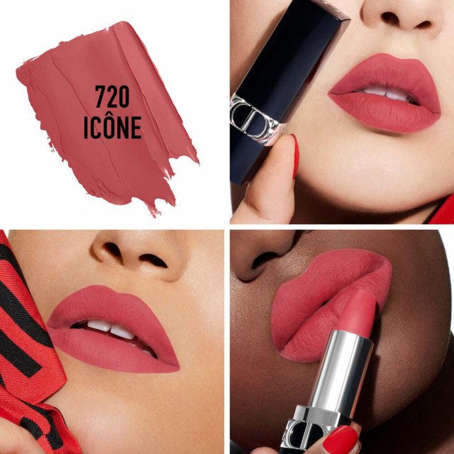 ROUGE DIOR | L'icône du maquillage Dior aux 4 finis couture, enrichi en soin floral
