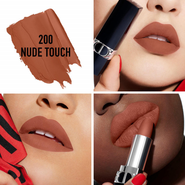 ROUGE DIOR | L'icône du maquillage Dior aux 4 finis couture, enrichi en soin floral