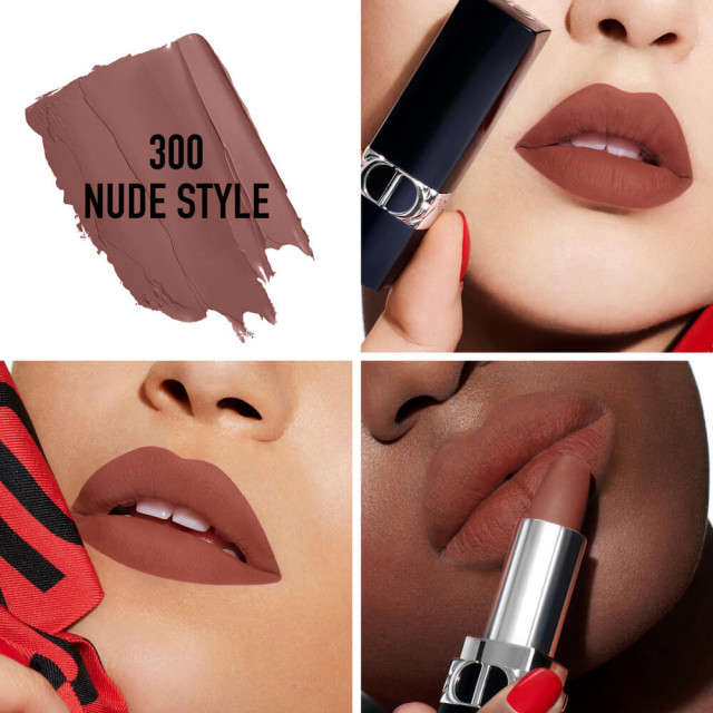 ROUGE DIOR | L'icône du maquillage Dior aux 4 finis couture, enrichi en soin floral
