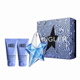 Angel | Coffret Eau de Parfum Étoile Rechargeable 25 ml et son Lait Corps et son Gel Douche parfumé