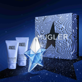 Angel | Coffret Eau de Parfum Étoile Rechargeable 25 ml et son Lait Corps et son Gel Douche parfumé