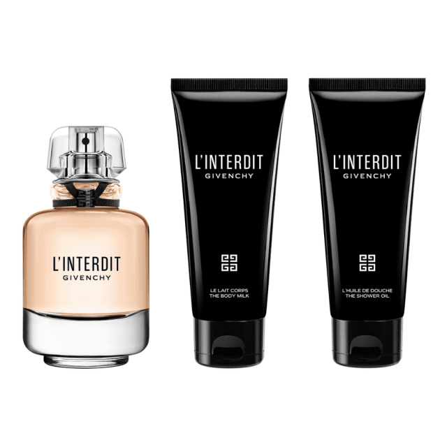 L'Interdit | Coffret Eau de Parfum, Lait Corps et Huile de Douche