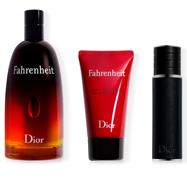 Fahrenheit | Coffret Eau de toilette, Vaporisateur de Voyage et Gel Douche