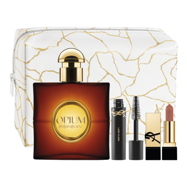 Opium | Coffret Eau de Parfum avec son Mascara et son Rouge à Lèvres