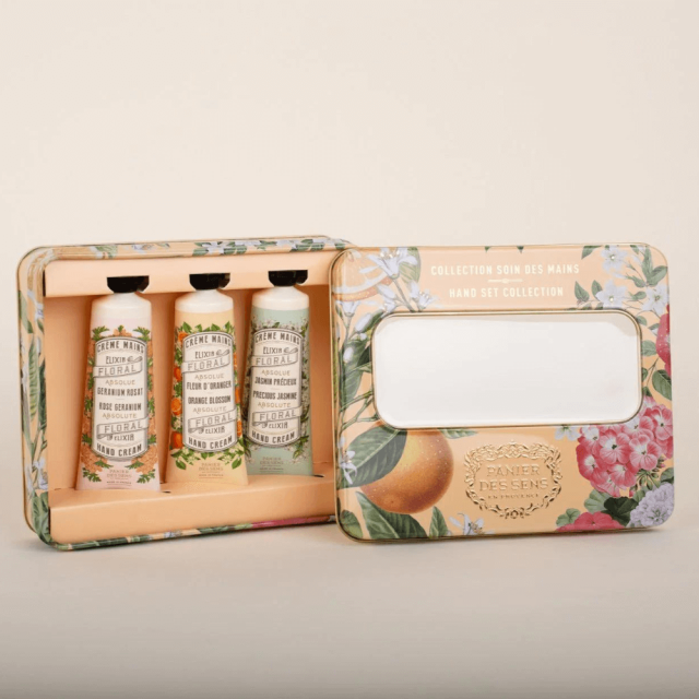 Collection Soin des Mains | Coffret Crèmes Mains Fleur d'Oranger, Géranium et Jasmin