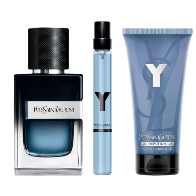Y pour Homme | Coffret Eau de Parfum avec son vaporisateur de voyage et son gel douche