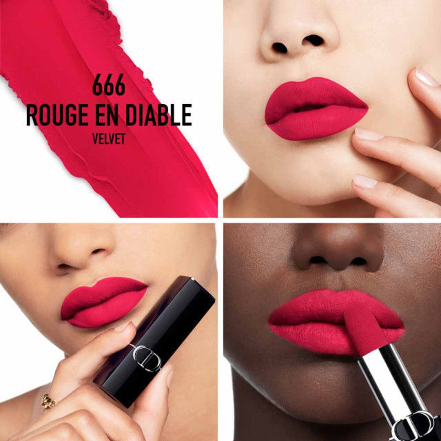 Rouge Dior | Rouge à lèvres - confort et longue tenue - soin floral hydratant