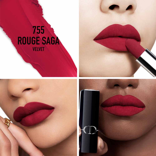 Rouge Dior | Rouge à lèvres - confort et longue tenue - soin floral hydratant