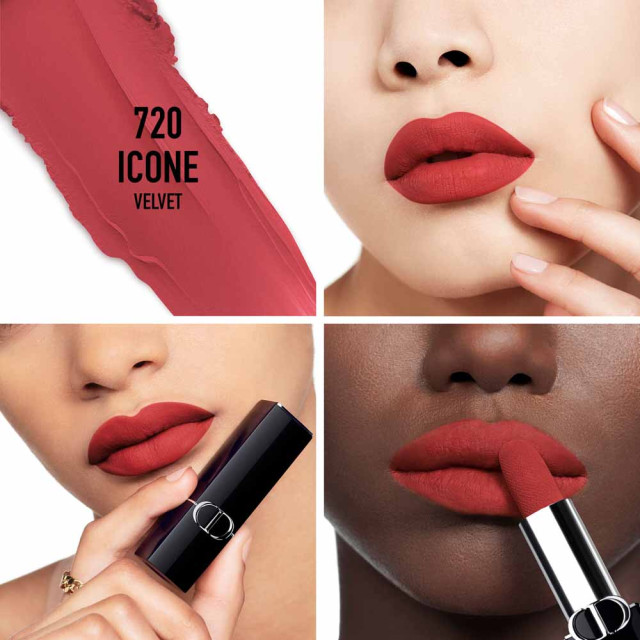 Rouge Dior | Recharge Baume à lèvres coloré soin floral - couleur couture naturelle - recharge