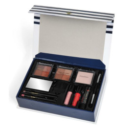 Coffret Maquillage Marin | Ombres à paupières, enlumineur, gloss, rouge à lèvres, crayon