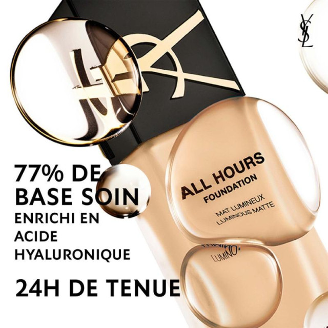 All Hours Foundation | Fond de Teint Mat Lumineux 24H - Haute Couvrance