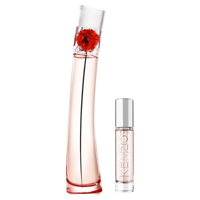 FLOWER BY KENZO L'ABSOLUE | Coffret Eau de Parfum et son vaporisateur de sac FLOWER BY KENZO L'ABSOLUE | Coffret Eau de Parfum et son vaporisateur de sac