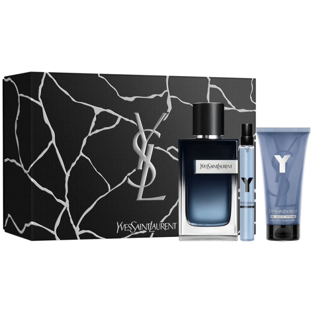 Y pour Homme | Coffret Eau de Parfum, Vaporisateur de voyage et Gel Douche