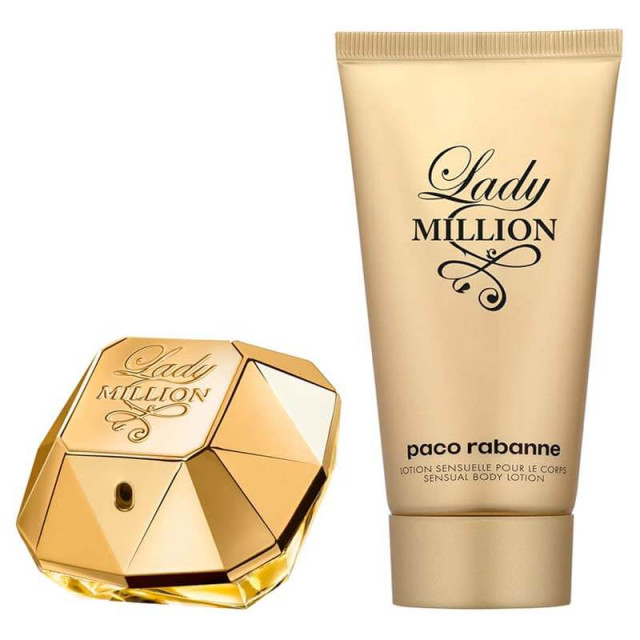 Lady Million | Coffret Eau de Parfum avec sa Lotion Corps