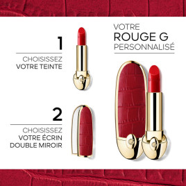 Rouge G | L'écrin bijou double miroir - Le rouge à lèvres soin personnalisable
