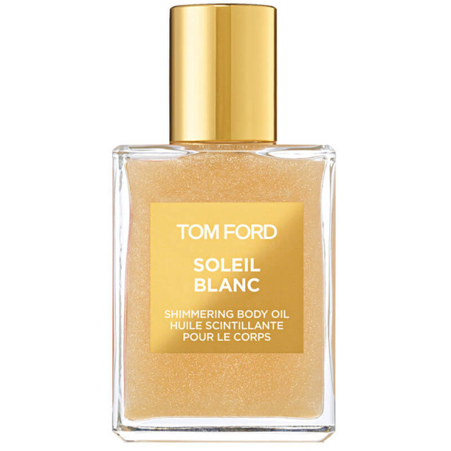 Soleil Blanc | Huile scintillante pour le corps
