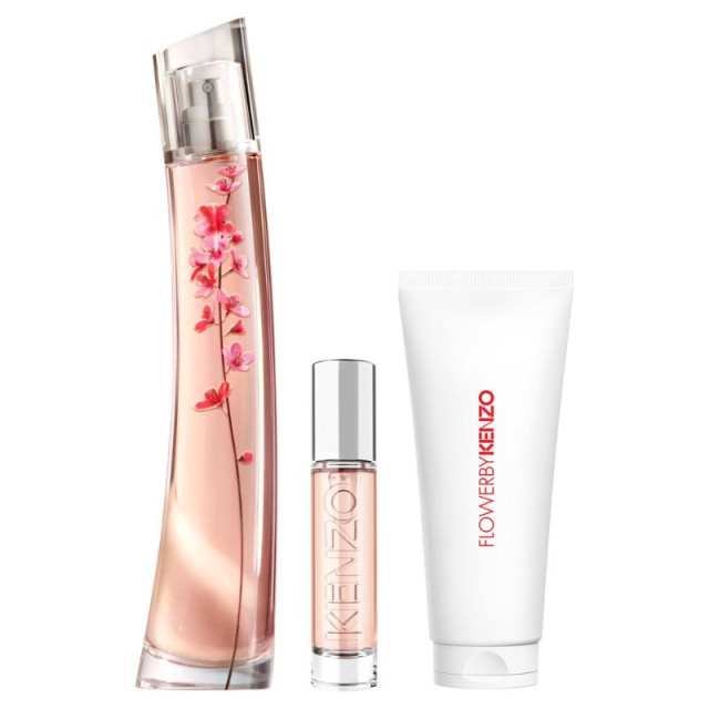 FLOWER BY KENZO IKEBANA | Coffret Eau de Parfum, vaporisateur de sac et lait corps