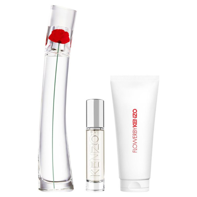 FLOWER BY KENZO | Coffret Eau de Parfum, son vaporisateur de sac et lait corps