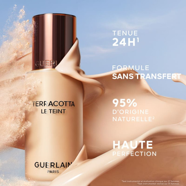 Terracotta Le Teint | Fond de Teint Perfection Naturelle Fraîcheur Bonne Mine Tenue 24h - Sans Transfert